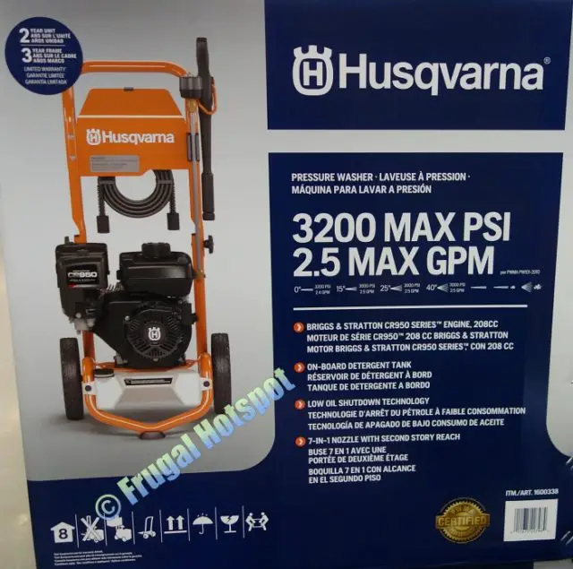 Husqvarna 3200 PSI Pressure Washer Costco Sale!
