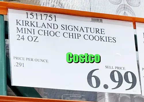 Kirkland Signature Mini Chocolate Chip Cookies | Costco Price