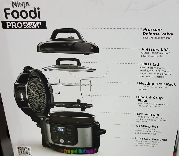 Ninja Foodi Pro 6.5-Quart Pressure Cooker description | Costco