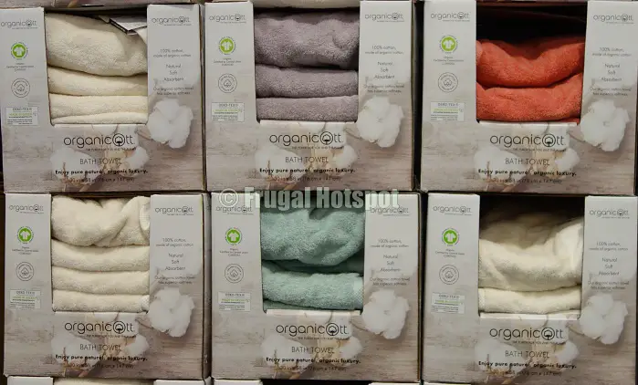 Organicott Organic Cotton Bath Towels 4 colors | Costco