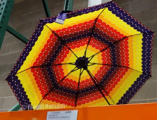 ShedRain Vented 47 Eco Umbrella colorful dots | Costco Display