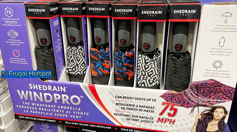 ShedRain WindPro Compact Umbrella | Costco 1550207