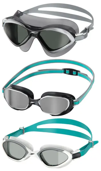 Speedo 7750271-420 Nantucket Adult Goggles Blue New 