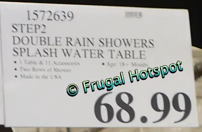 Step 2 Double Showers Splash Water Table | Costco Price