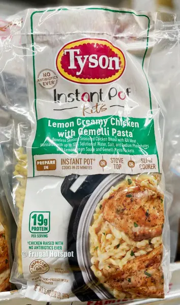 Tyson Instant Pot Kits Lemon Creamy Chicken with Gemelli Pasta | Costco