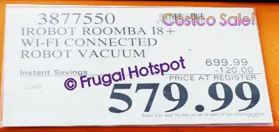 iRobot Roomba i8+ Robot Vacuum | Costco Sale Price 2