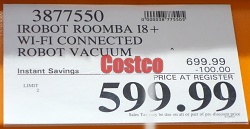 iRobot Roomba i8+ Robot Vacuum | Costco Sale Price