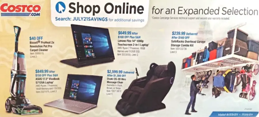 Costco JULY 2021 Coupon Book P22