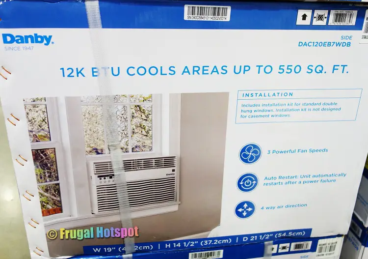 Danby Window Air Conditioner (12k BTU) in window | Costco