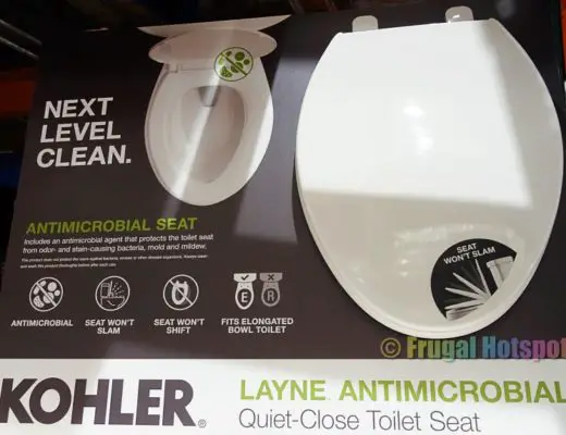 Kohler Layne Antimicrobial Toilet Seat | Costco Display