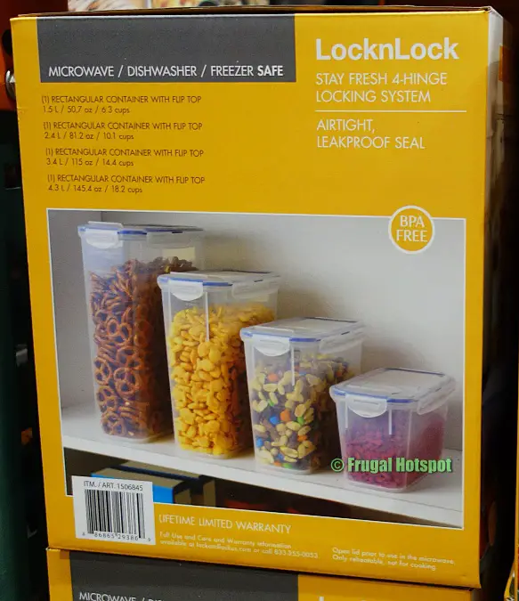 LocknLock Easy Essentials Pantry Storage Container description | Costco