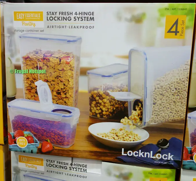 LocknLock Easy Essentials Pantry Storage Container set | Costco