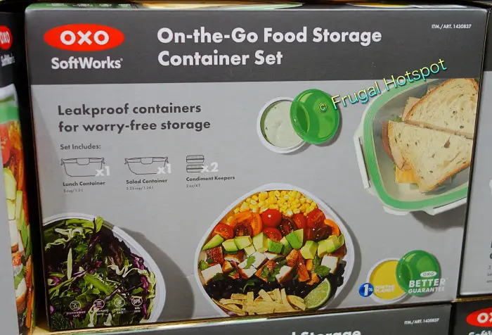 OXO SoftWorks On-the-Go Food Storage Container Set | Costco