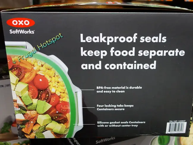 OXO SoftWorks On-the-Go Food Storage Container Set details | Costco