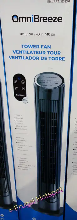 OmniBreeze Tower Fan | Costco