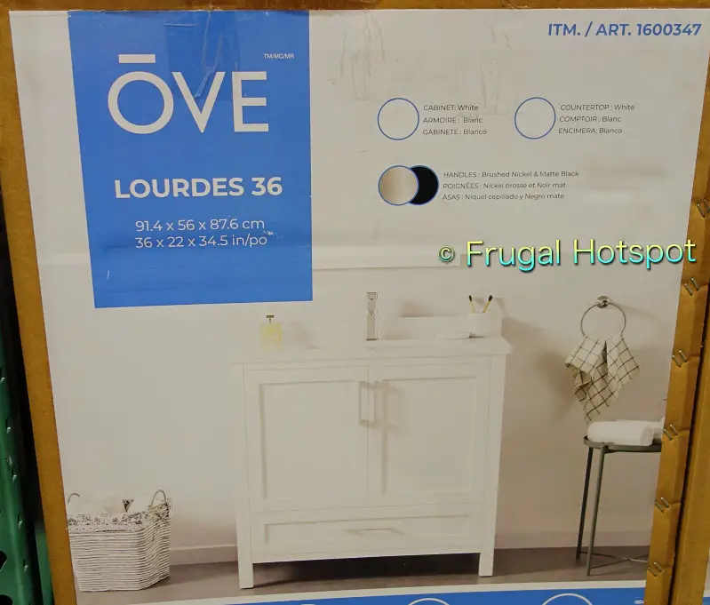 Ove Lourdes 36 Bathroom Vanity | Costco