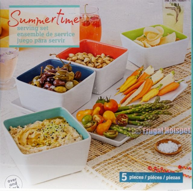 Over and Back Summertime Serving Set Costco Sale! Frugal Hotspot