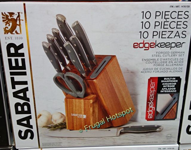 Costco Sale Sabatier Edgekeeper Cutlery Set Frugal Hotspot