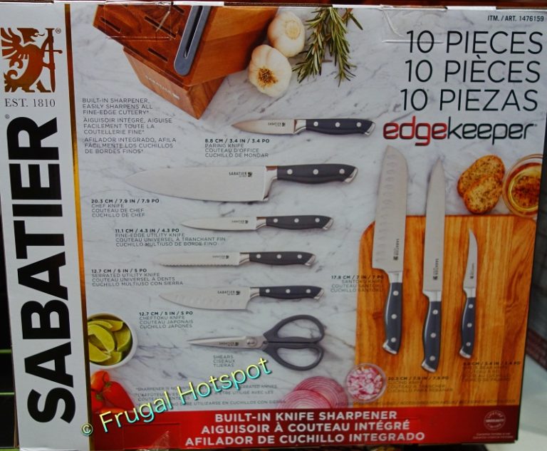 Costco Sale Sabatier Edgekeeper Cutlery Set Frugal Hotspot