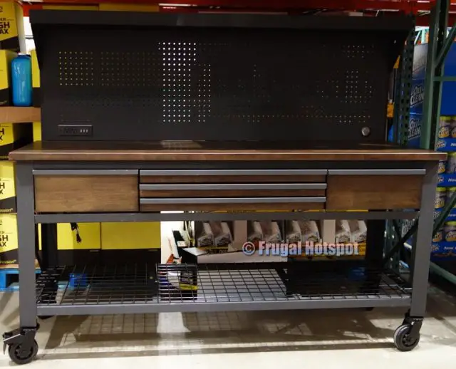 steel and wood workbench