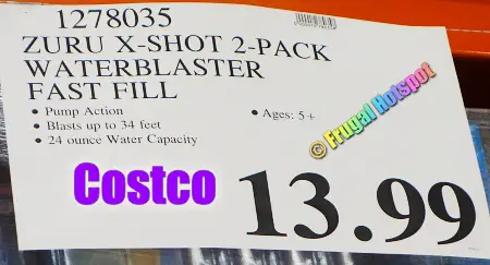 Zuru X-Shot Waterblaster Fast Fill | Costco Price