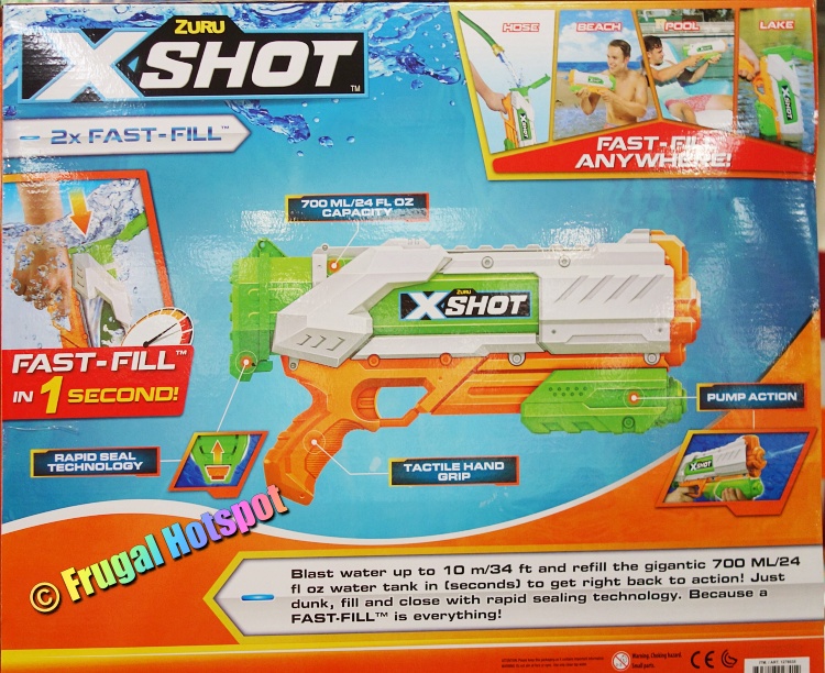 Zuru X-Shot Waterblaster Fast Fill description | Costco