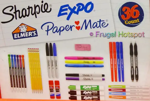 All-in-One Back-to-School Set Sharpie Expo Elmers PaperMate | Costco