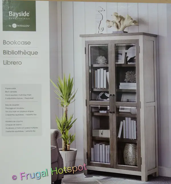 Bayside Furnishings Evelyn Mae Bookcase by Whalen | Costco
