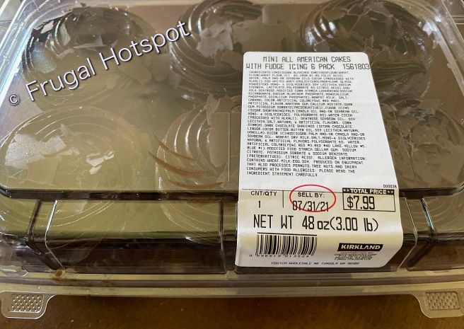 Costco Mini All American Chocolate Cake pack of 6 | Frugal Hotspot