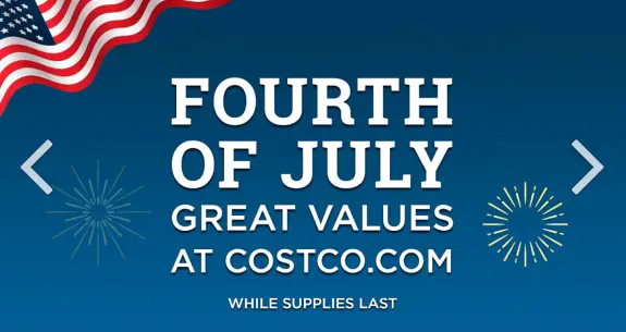 Costco.com 4th of July sale 2021