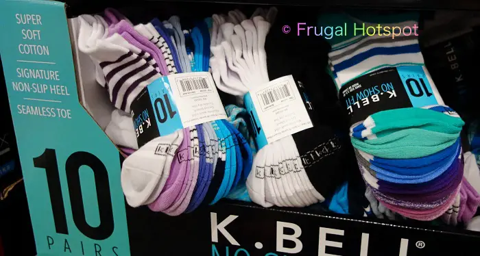 K. Bell No Show Socks 10-Pairs | Costco 2