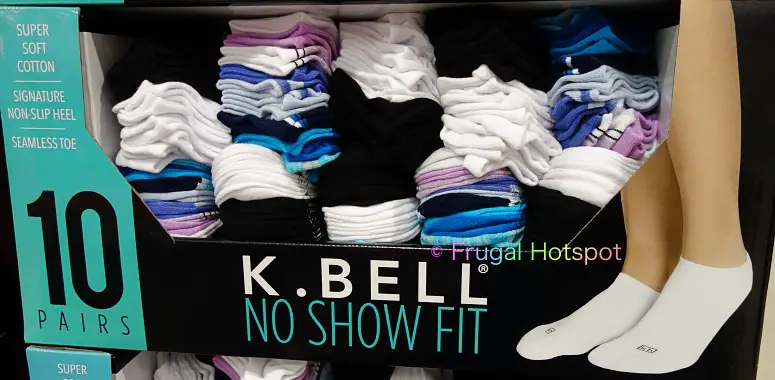 K. Bell No Show Socks 10-Pairs | Costco