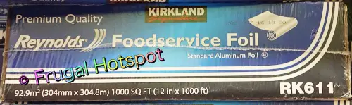 Kirkland Signature Reynolds Foodservice Foil Roll 12 x 1000 sq ft | Costco
