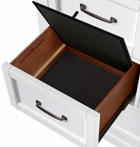 Kitteridge Door Chest by Universal Broadmoore false bottom drawer | Costco