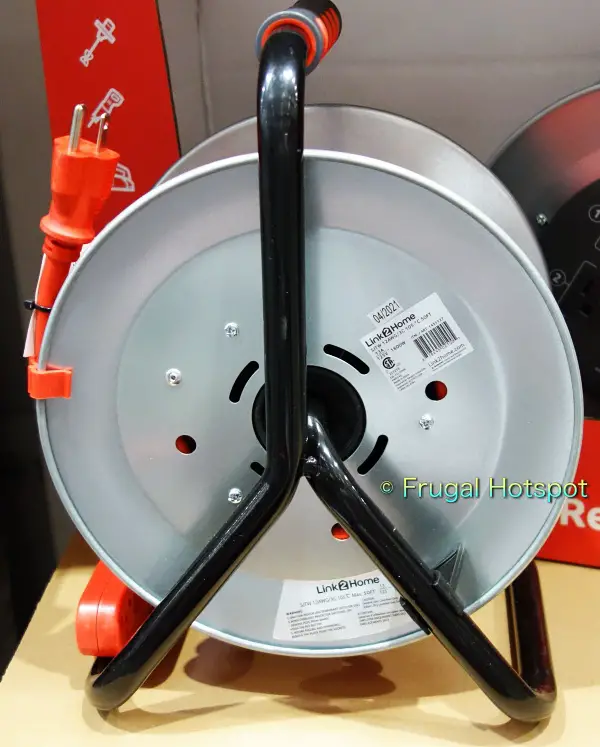 Link2Home Heavy Duty Cord Reel rear view | Costco Display