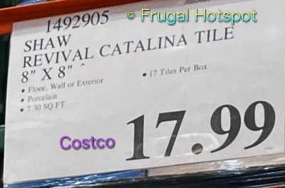 Revival Catalina Designer Porcelain Tile by Shaw Floors | Costco Price