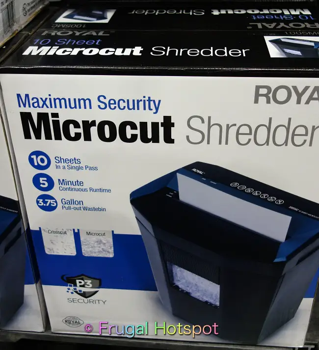 Royal Maximum Security Microcut Shredder | Costco