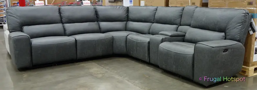 Sweeney Power Reclining Sectional by Gilman Creek furniture | Costco Display