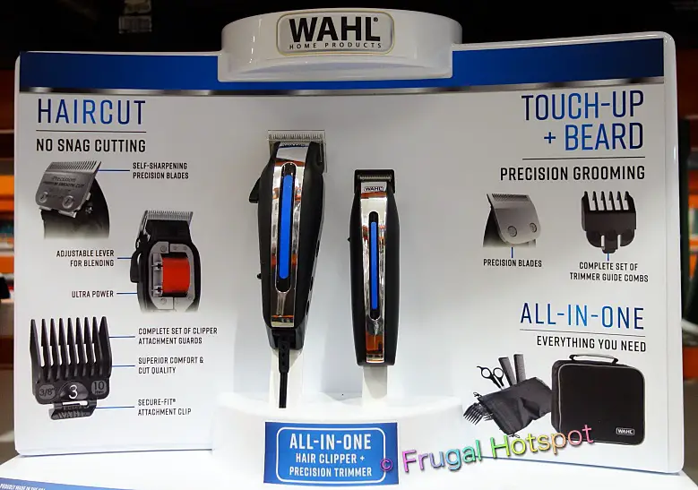 Wahl Deluxe Hair Cutting Kit with Hair Clipper and Beard Trimmer | Costco Display