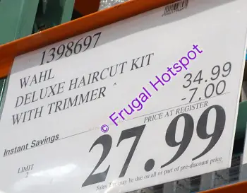 Wahl Deluxe Hair Cutting Kit with Hair Clipper and Beard Trimmer | Costco Sale Price