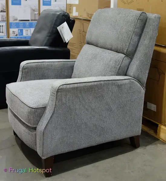 Arlie Fabric Pushback Recliner by Synergy Home Furnishings | Side view | Costco Display