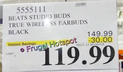 Beats Studio Buds Wireless Noise Cancelling Earbuds | Costco Sale Price