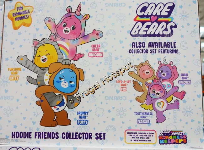 Care Bears Hoodie Friends Plush Collector Set | Costco