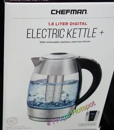 How To Mute Sounds on Chefman Cordless Glass Electric Kettle Plus COSTCO 