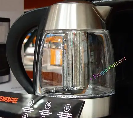 Chefman 1.8L Digital Glass Electric Kettle plus | Costco Display