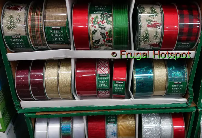 Costco Christmas Ribbon | Kirkland Signature Wire Edge Ribbon | 2021