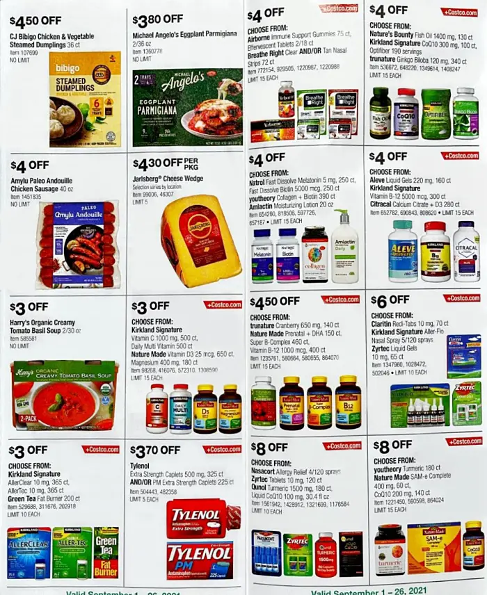 Costco Coupon Book SEPTEMBER 2021 Page 12