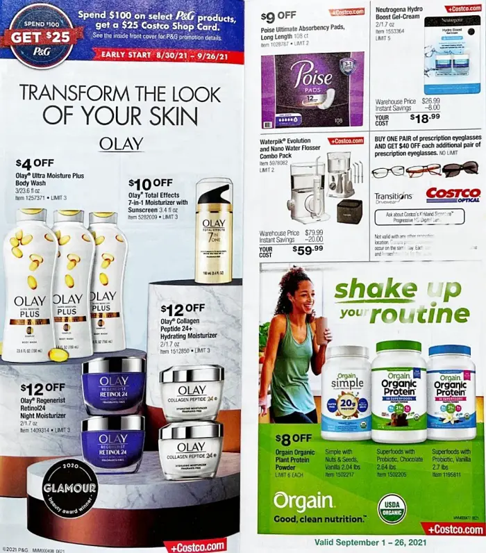 Costco Coupon Book SEPTEMBER 2021 Page 4 b