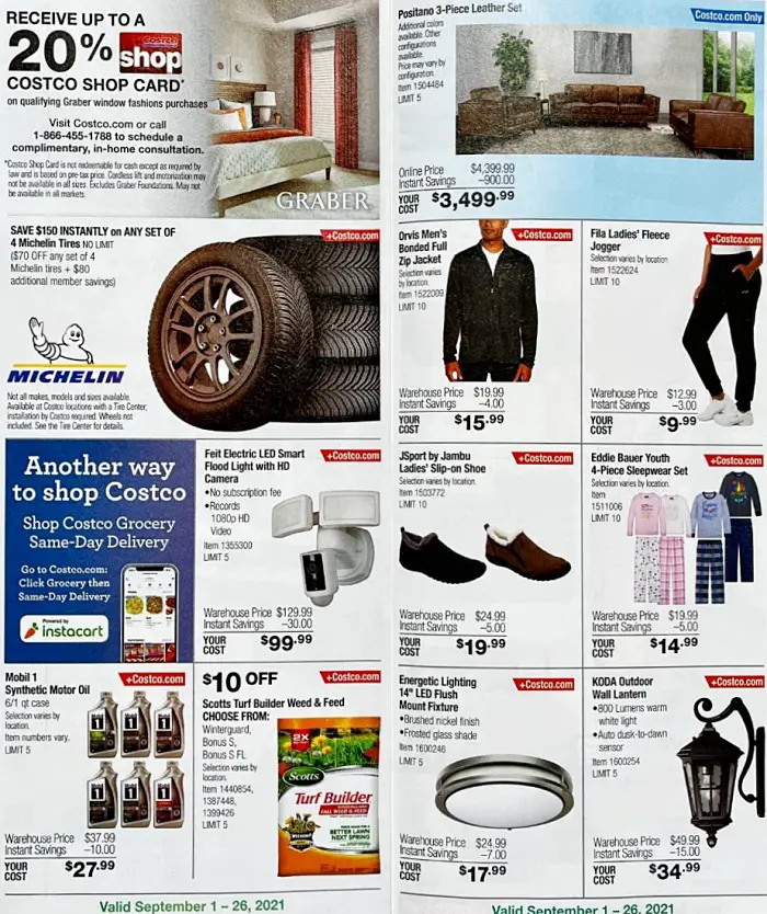 Costco Coupon Book SEPTEMBER 2021 Page 8