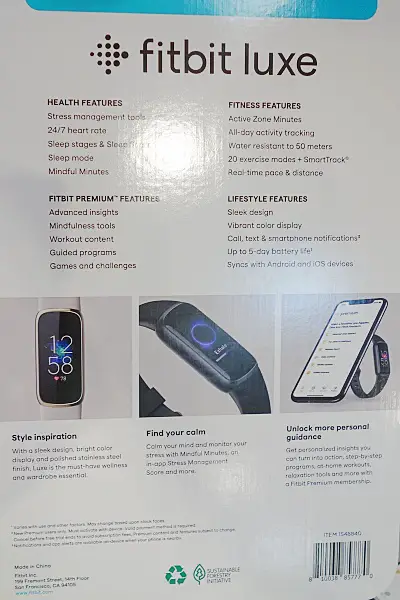 Fitbit Luxe Fitness Tracker - Costco Sale! | Frugal Hotspot